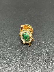 pin doré tortue oxydes 1*2cm