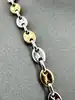 collier en maille grain de café l60cm