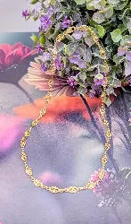 collier maille filigrane en or or 750 millième (18 ct) 8,93g