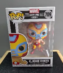 figurine funko! pop - marvel lucha libre n°709 - el héroe invicto (53871)