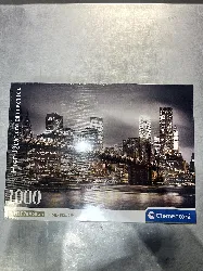 puzzle compact 1000 pièces clementoni new-york skyline