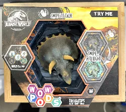 wow pods jurassic world tricer