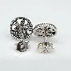 boucles d'oreilles clous pandora people arbre de vie scintillant argent 925 millième (22 ct) 2,45 g