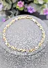 bracelet maille singapour en 2 ors or 375 millième (9 ct) 1,89g