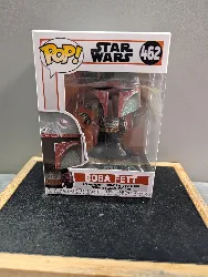 figurine funko! pop - star wars : le mandalorien n°462 - boba fett (54524)