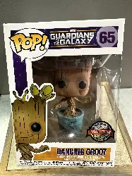 figurine pop - marvel les gardiens de la galaxie - groot dancing blue - funko pop