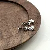 13057510 boucles d'oreilles pendants serties d'oxydes argent 925 millième (22 ct) 1,14g argent 925 millième (22 ct) 1,14g