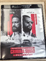 blu-ray criminal squad : pantera - 4k ultra hd