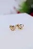boucles d'oreilles forme feuille ajourée or 750 millième (18 ct) 0,82g
