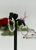 boules d'oreilles créoles lisses d3,1 cm argent autre 3,27g