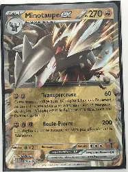 carte pokémon minotaupe ex 046/086