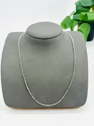 chaîne en argent maille figaro l50cm argent 925 millième (22 ct) 4,23g
