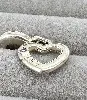 charm /pendentif coeur avec stress t1 x 2 cm argent 925 millième (22 ct) 1,8g