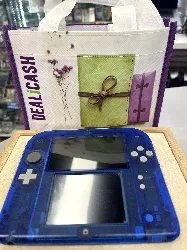 console sony console nintendo 2ds - transparente bleu