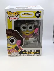 figurine funko! pop - minions ii - seventies bob - 9 cm - 901