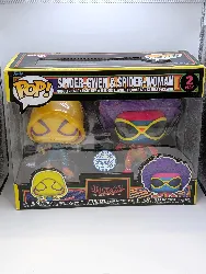 figurine funko! pop - spider - man : across the spider - verse [marvel] - spider - gwen & spider - woman - pack (73937)