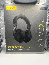 jabra evolve2 85 ms stereo - micro-casque - circum-aural - bluetooth - sans fil, filaire - suppresseur de bruit actif - jack 3,5mm