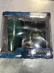 le seigneur des anneaux coffret cadeau verre xxl+pin's+carnet anneau