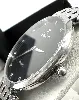 montre de dame michel herbelin epsilon diamonds en acier mouvement quartz