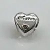 pandora charm argent coeur soeur  argent 925 millième (22 ct) 3,77 g