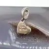pandora charm en argent pendentif émail rose coeur  argent 925 millième (22 ct) 3,22g