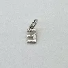 pandora charm lettre "e" avec strass argent 925 millième (22 ct) 0,65 g