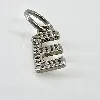 pandora charm lettre "e" avec strass argent 925 millième (22 ct) 0,65 g