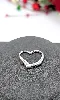 pendentif coeur en or blanc or 750 millième (18 ct) 1,39g