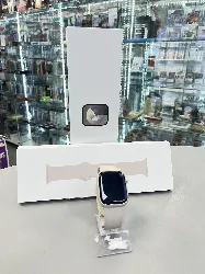 apple watch series 9 gps boîtier en aluminium lumière stellaire de 41 mm avec bracelet sport lumière stellaire s/m