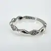 bague argent demi alliance d'oxydes t49,5 argent 925 millième (22 ct) 0,97g