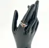 bague argent ornée d'une ambre t62 argent 925 millième (22 ct) 2,77g