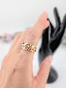bague or motifs vidés éléphants en 3 ors or 750 millième (18 ct) 4,53g