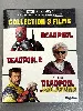 blu-ray 1 + 2 + deadpool & wolverine [4k ultra hd + blu - ray]