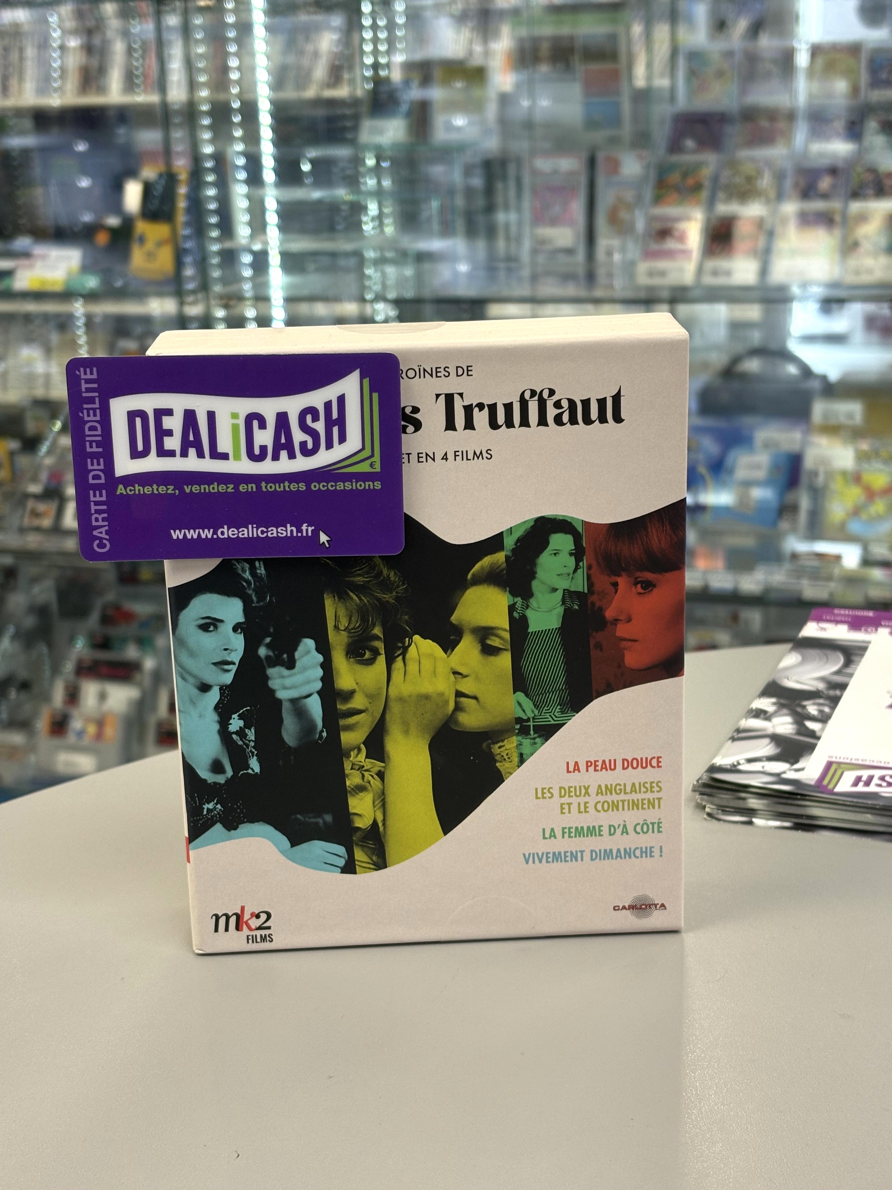 Blu-Ray 5 héroïnes de François Truffaut - Rétrospective en 4 films : La Peau douce + Les Deux Anglaises et le continent, La Femme d'à côté + Vivement dimanche ! - 4K Ultra HD - Édition limitée