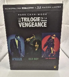 blu-ray coffret la trilogie de la vengeance - hk - digipaks edition limitée - combo 4k + brd + livret + 1 brd bonus