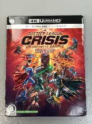 blu-ray justice league : crisis on infinite earths - parties 1 à 3 - 4k ultra hd + blu-ray