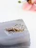 boucles d'oreilles or créoles or 375 millième (9 ct) 0,29g