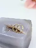 boucles d'oreilles or créoles or 375 millième (9 ct) 0,29g