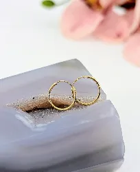 boucles d'oreilles or petites créoles or 375 millième (9 ct) 0,31g