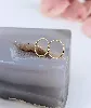 boucles d'oreilles or petites créoles or 375 millième (9 ct) 0,31g