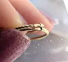 boucles d'oreilles or petites créoles or 375 millième (9 ct) 0,31g