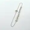 bracelet en argent maille pastilles l16cm argent 925 millième (22 ct) 1,06g