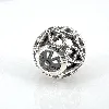 charm pandora fleur ajouré perlé argent 925 millième (22 ct) 1,81g