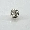 charm pandora fleur de rose argent 925 millième (22 ct) 4,07g