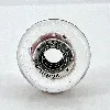 charm pandora verre de murano rose à gouttes blanches argent 925 millième (22 ct) 3,20g