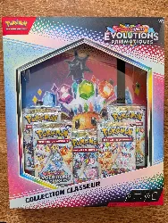 coffret pokémon evolution prismatique [ev8.5] accessoires pochette evoli & 5 boosters