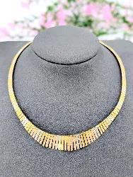 collier drapé en 3 ors or 750 millième (18 ct) 29,31g