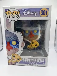 figurine pop disney le roi lion n° 301 - rafiki avec simlba