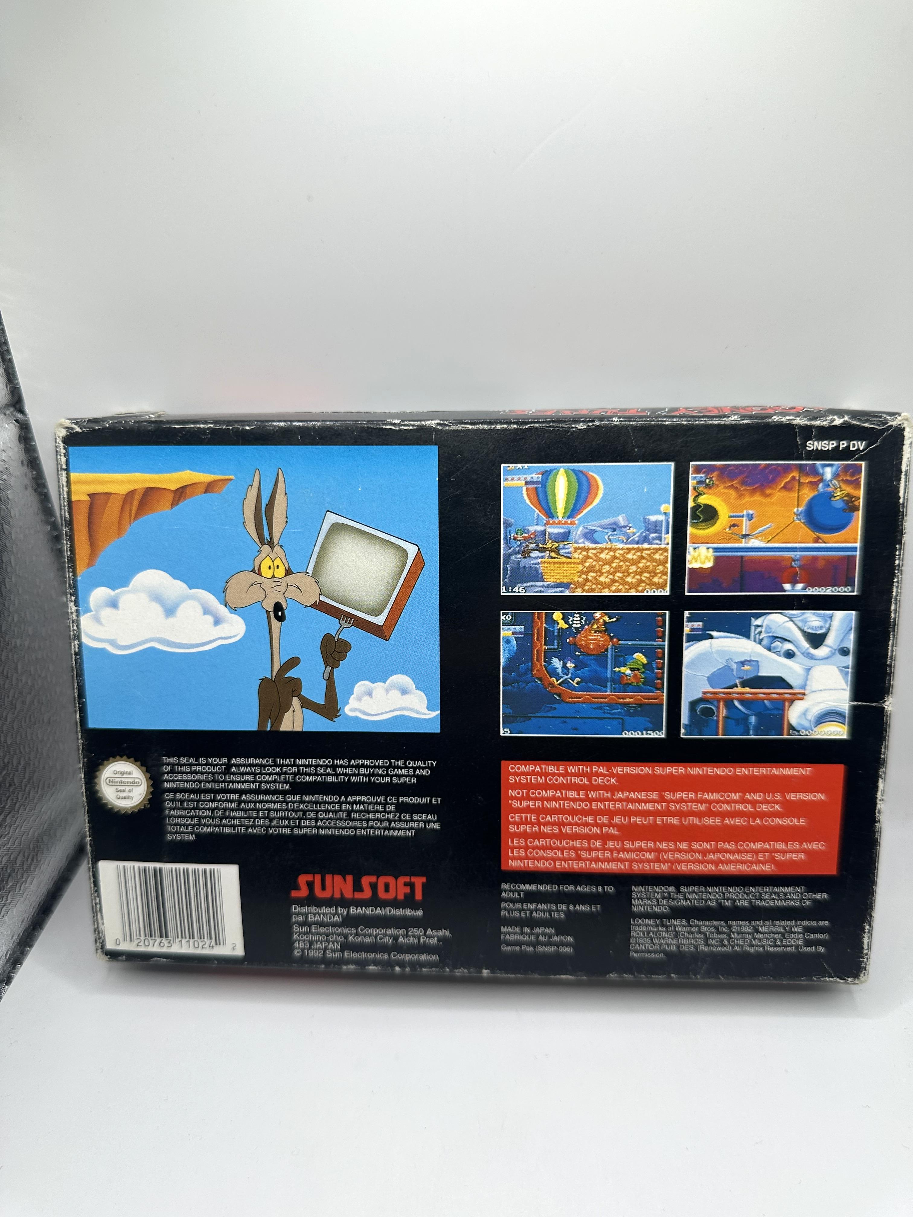 Jeu SNES Looney Tunes Road Runner Super Nintendo