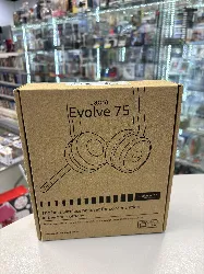 micro-casque bluetooth jabra evolve 75 noir